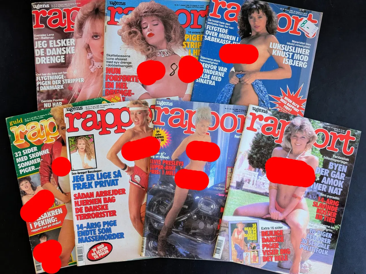 Billede 1 - Ugens Rapport blade fra 1989!