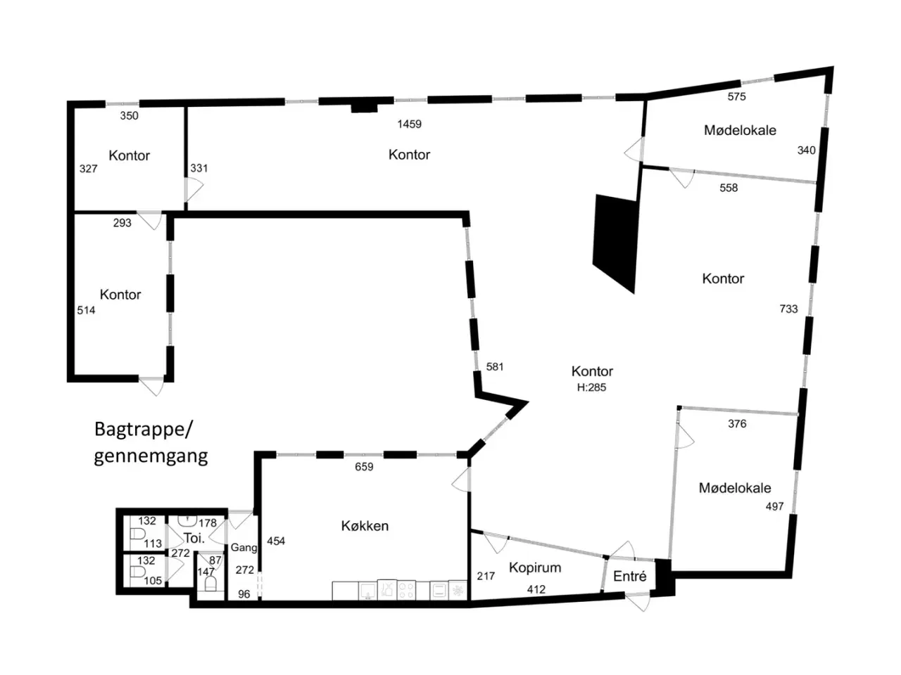 Billede 17 - Kontorlejemål med eksklusiv adresse og formidabel udsigt til Kongens Nytorv