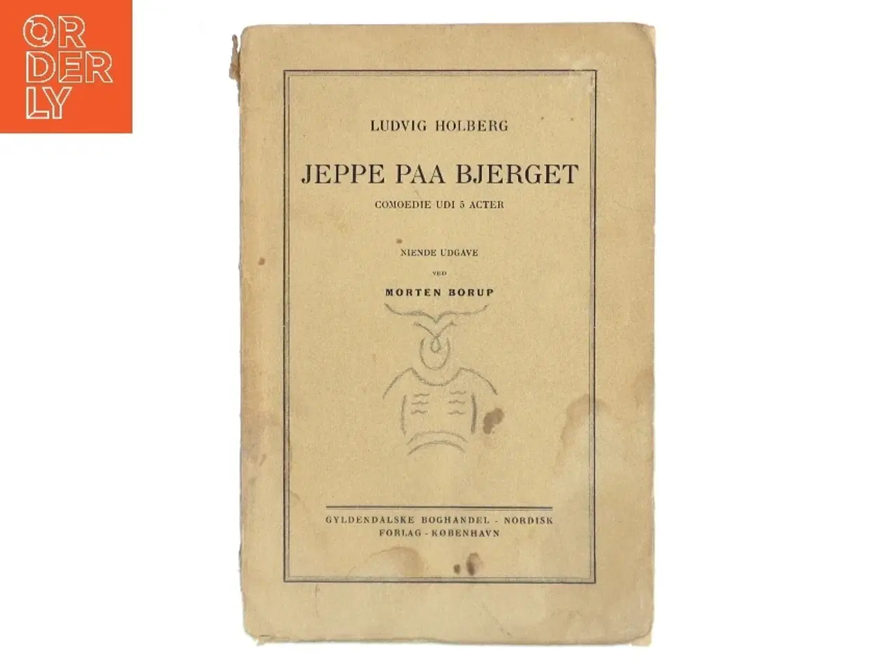 Billede 1 - Jeppe paa Bjerget af Ludvig Holberg (Bog)