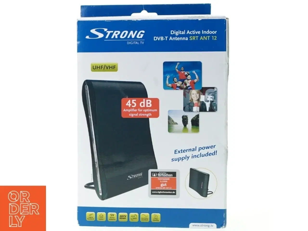 Billede 1 - Digital active indoor dvb t antenna srt ant 12 fra Strong Digital Tv (str. 22 x 16 x 10 cm)