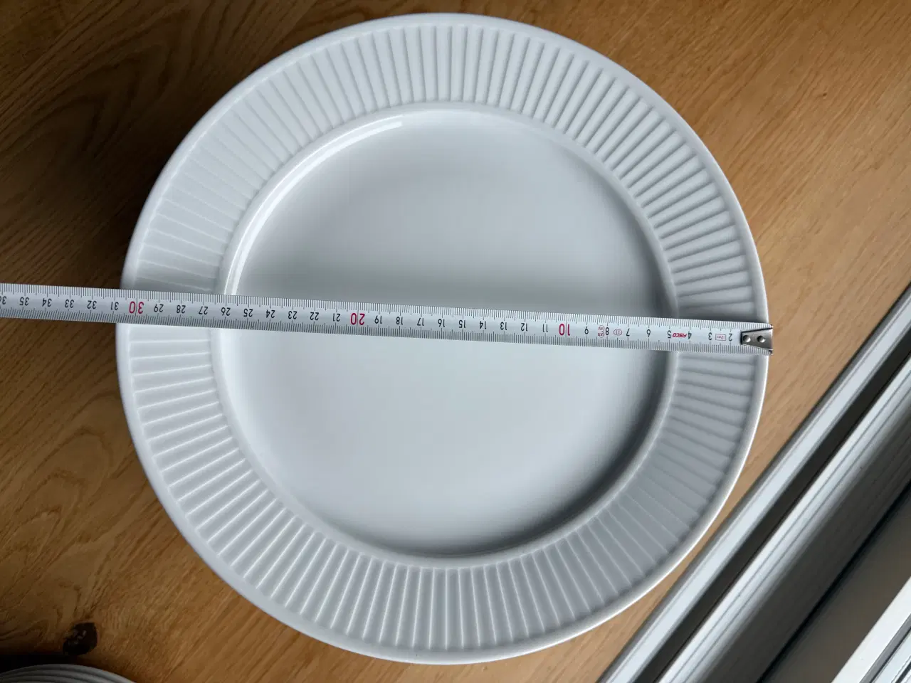 Billede 1 - Pillivuyt Plisse flad tallerken ø 31,5 cm