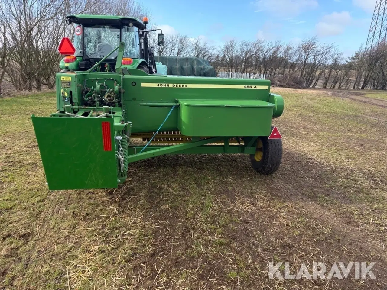 Billede 4 - Ballepresser John Deere 456A
