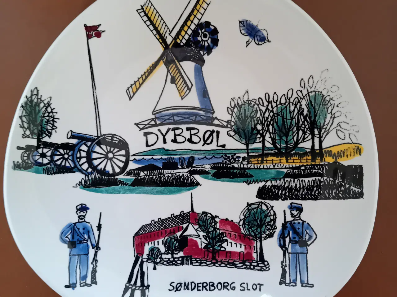 Billede 1 - Dybbøl mølle og Sønderborg slot Platte