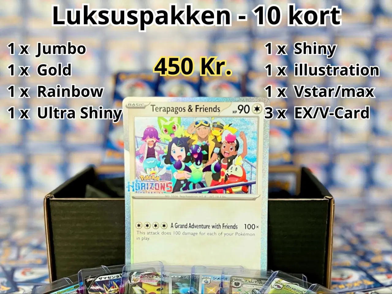 Billede 1 - 🔥 Pokémon Gaveæsker med Sjældne Kort 🔥