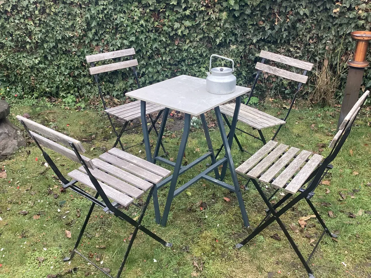 Billede 1 - Cafe stole træ og metal