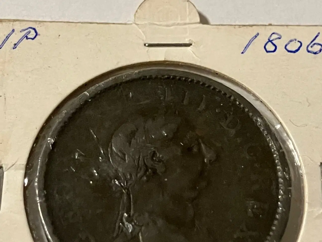 Billede 1 - 1 Penny England 1806 - Bad condition