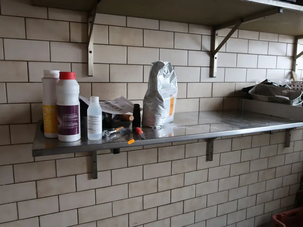 Billede 4 - 2 stk. rustfri lagerreoler