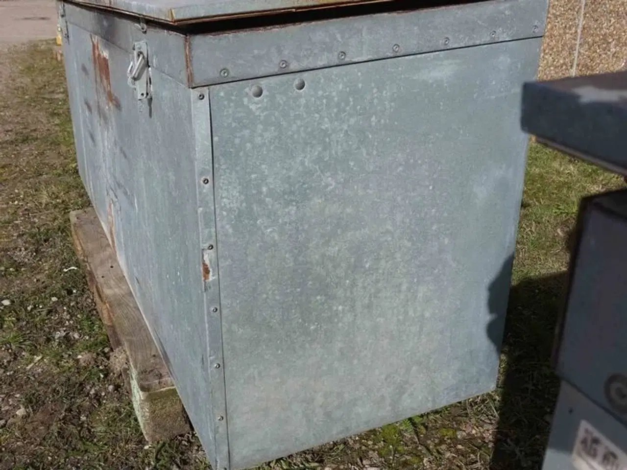 Billede 2 - Stor værktøjskasse Galvaniseret opdelt (MOMSFRI)