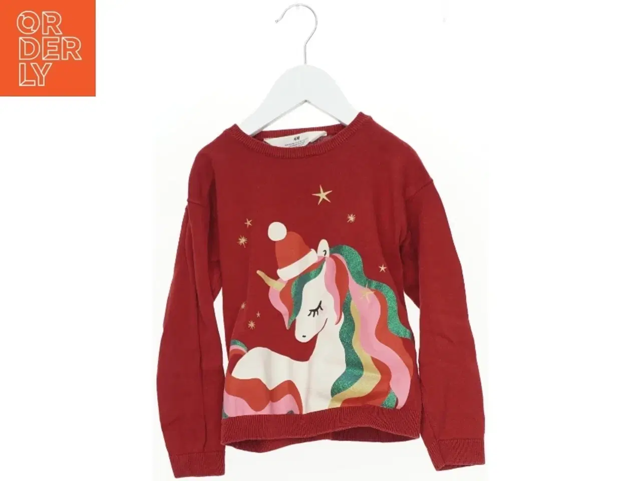Billede 2 - Jule enhjørning Sweatshirt fra H&M (str. 116 cm)