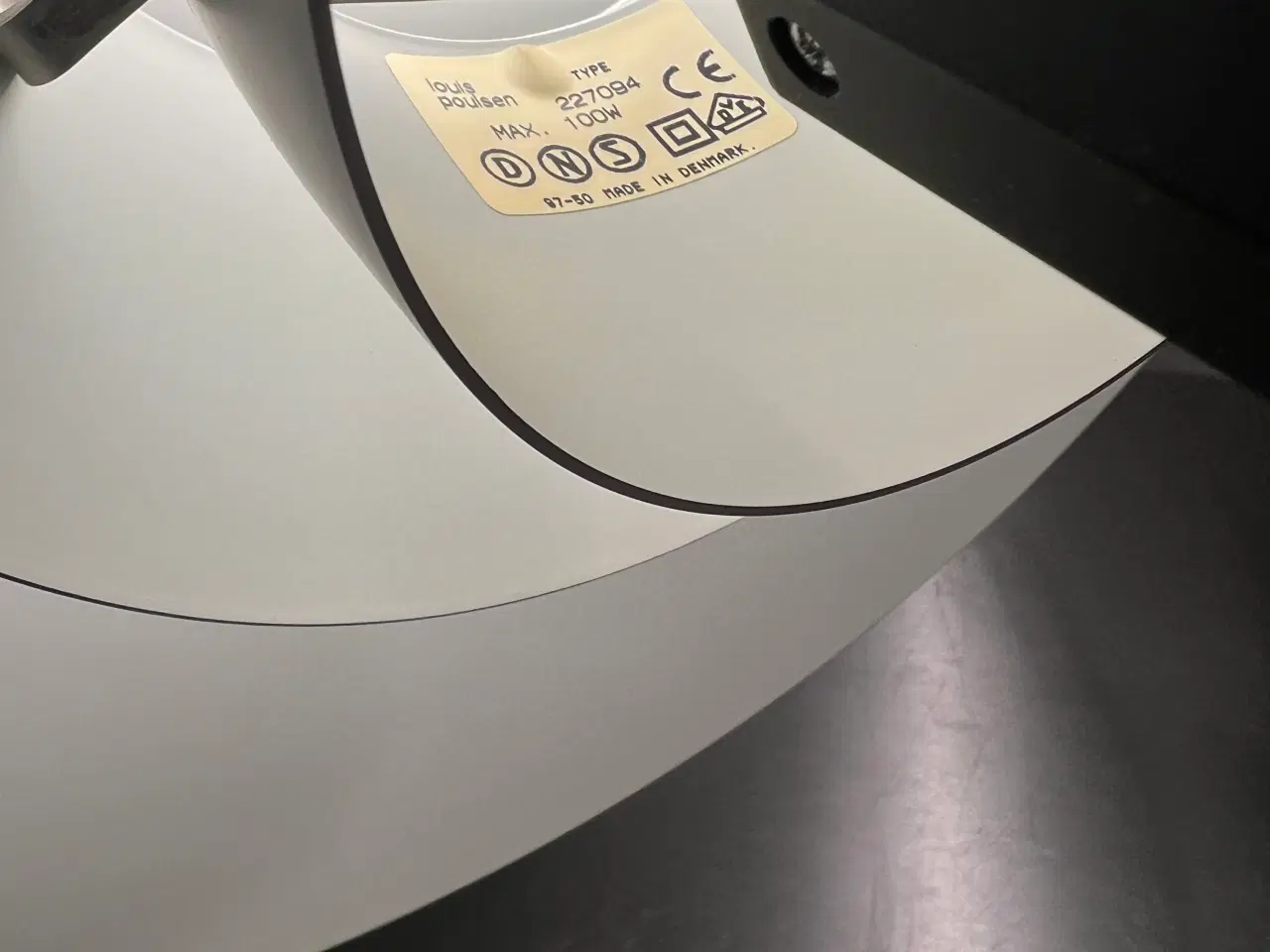 Billede 1 - Louis Poulsen PH bordlampe hvid