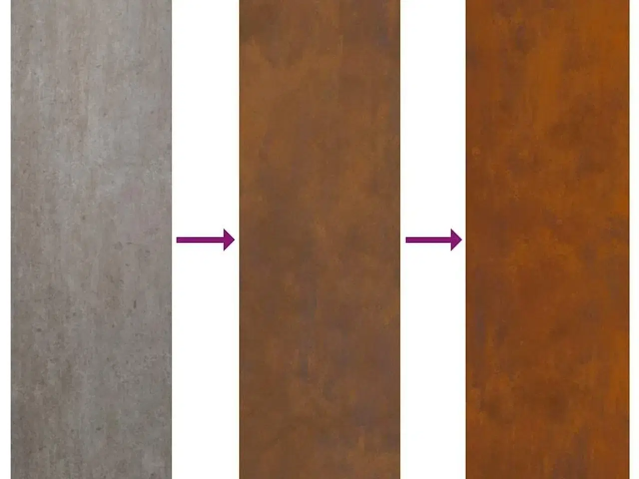 Billede 8 - Brændestativ 50x23x100 cm forvitringsstål