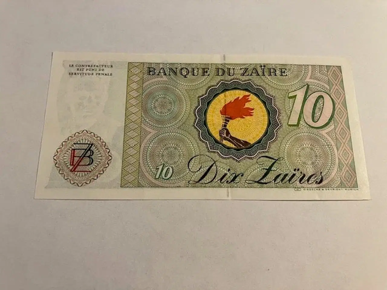 Billede 2 - 10 Zaire 1982