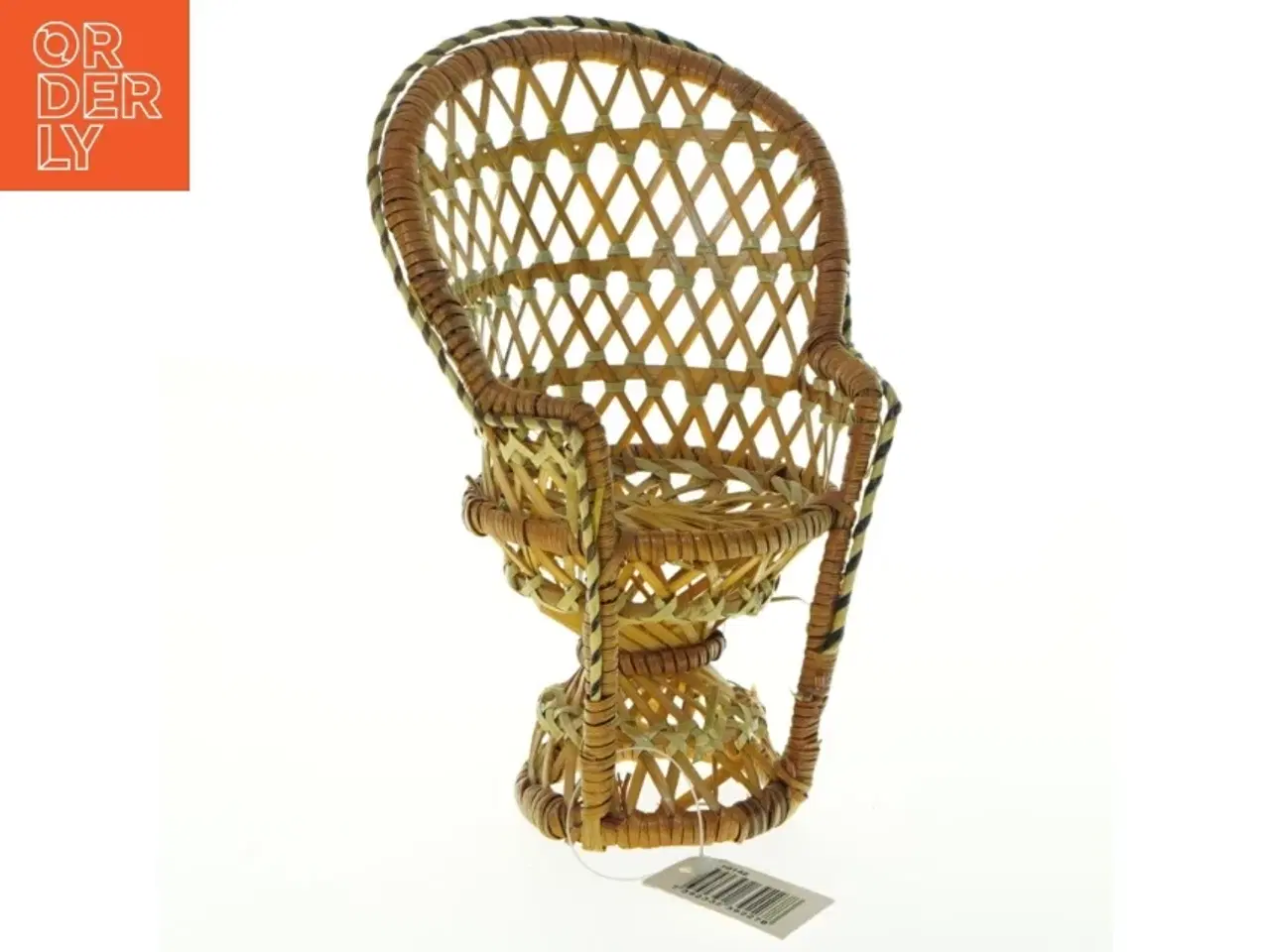 Billede 1 - Flettet kurvestol i mini (str. 20x15 cm)