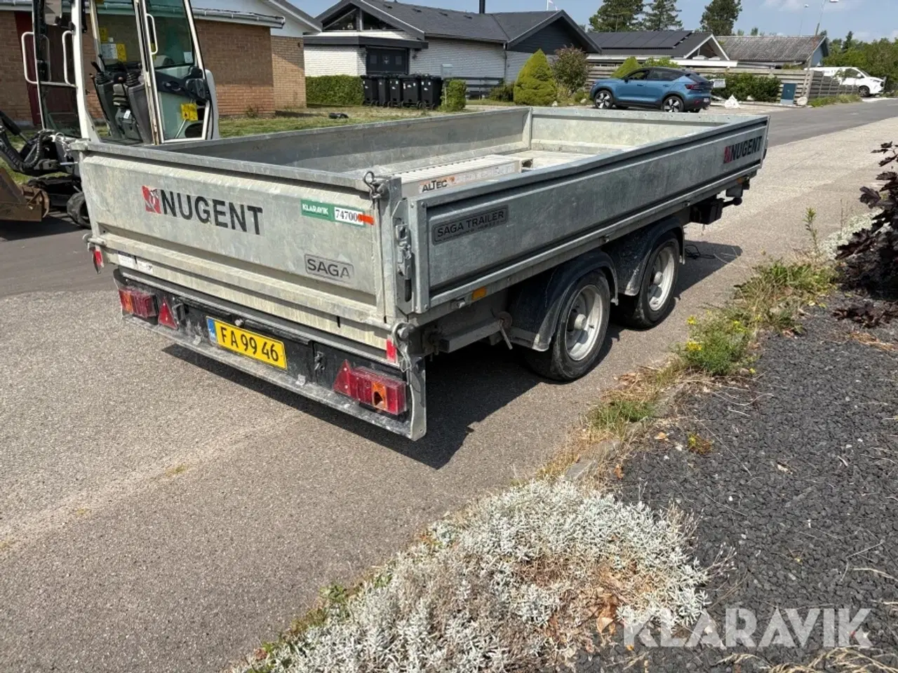 Billede 3 - Tip trailer  til personbiler Nugent KFG35