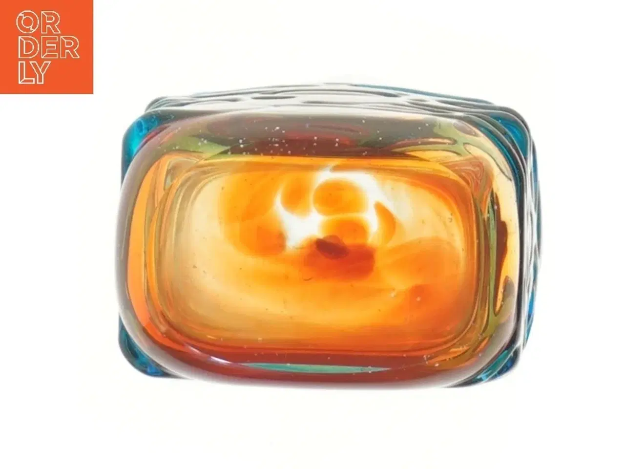 Billede 2 - mdina glas vase med farve (str. 16 cm)