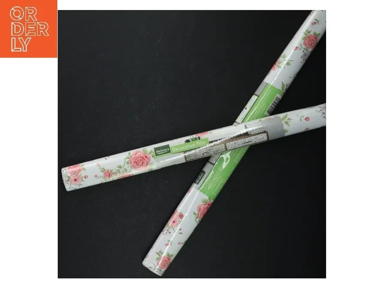 Billede 2 - Dekorativ film med rosenprint (str. 45 x. 200. cm)