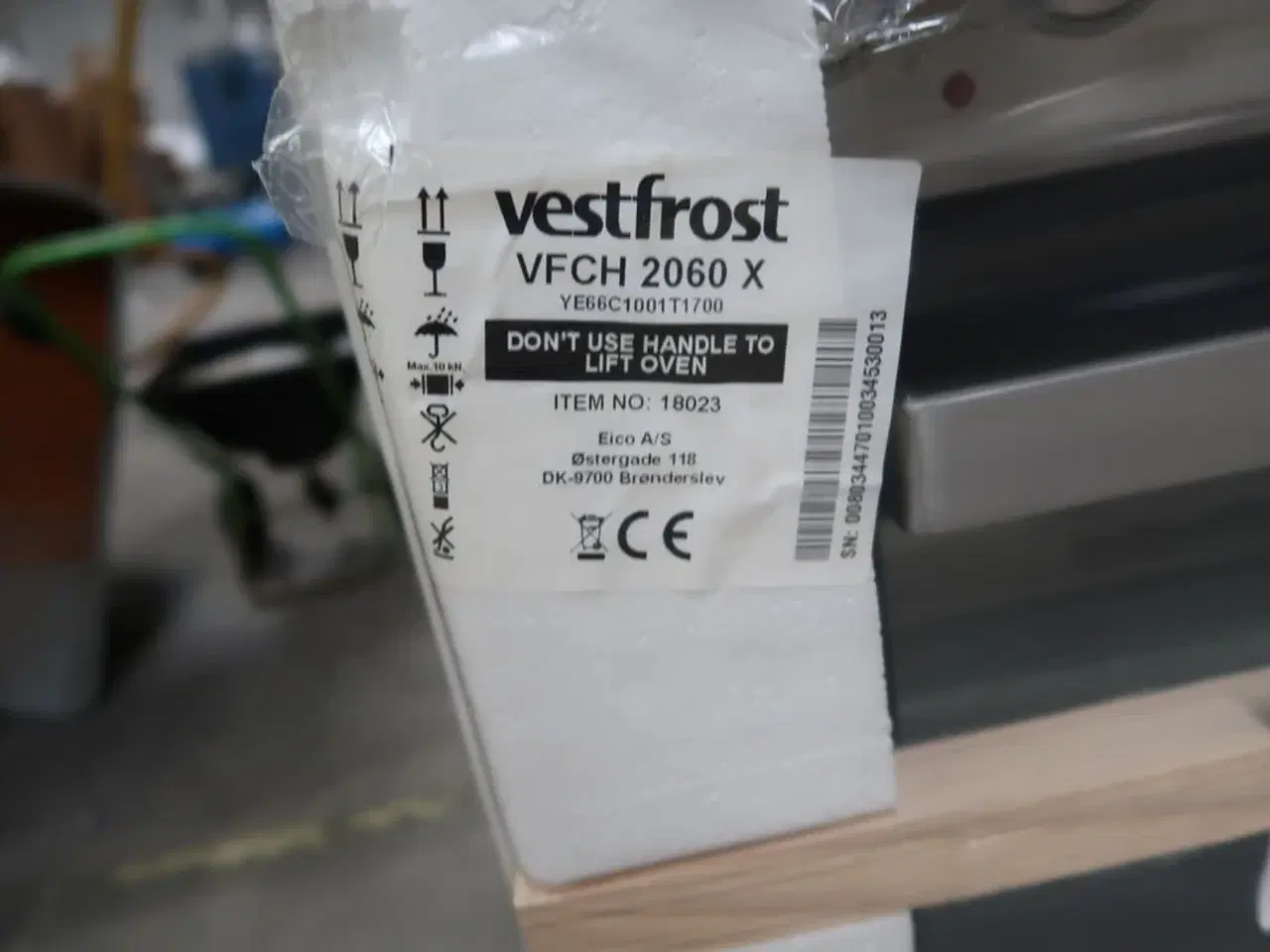 Billede 2 - Keramisk komfur VESTFROST VFCH 2060 X