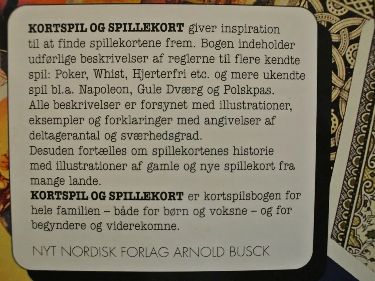 Billede 3 - kortspil og spillekort, af erik rønholt, emne: hob