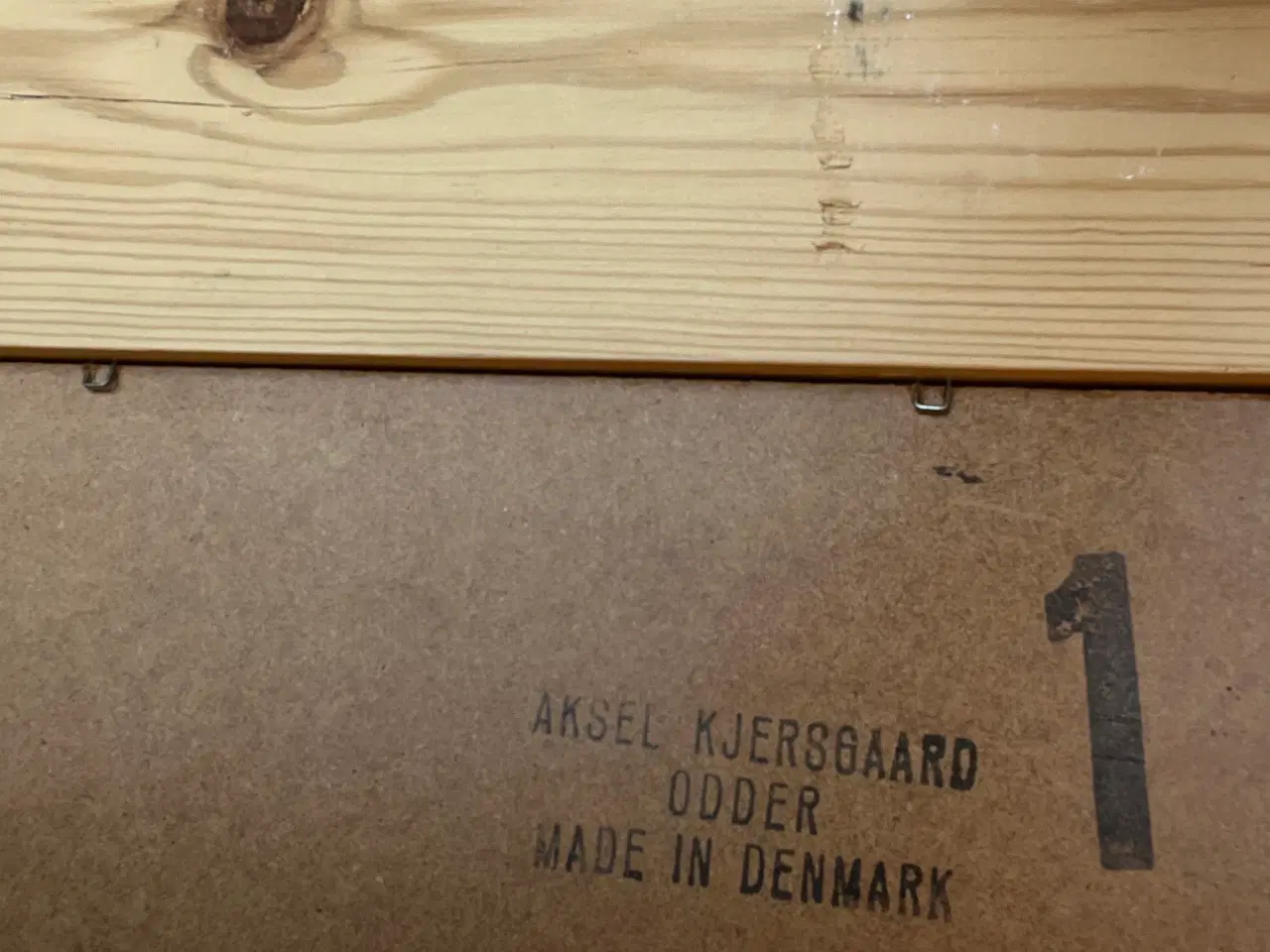 Billede 4 - Aksel Kjersgaard spejl i fyrretræ 