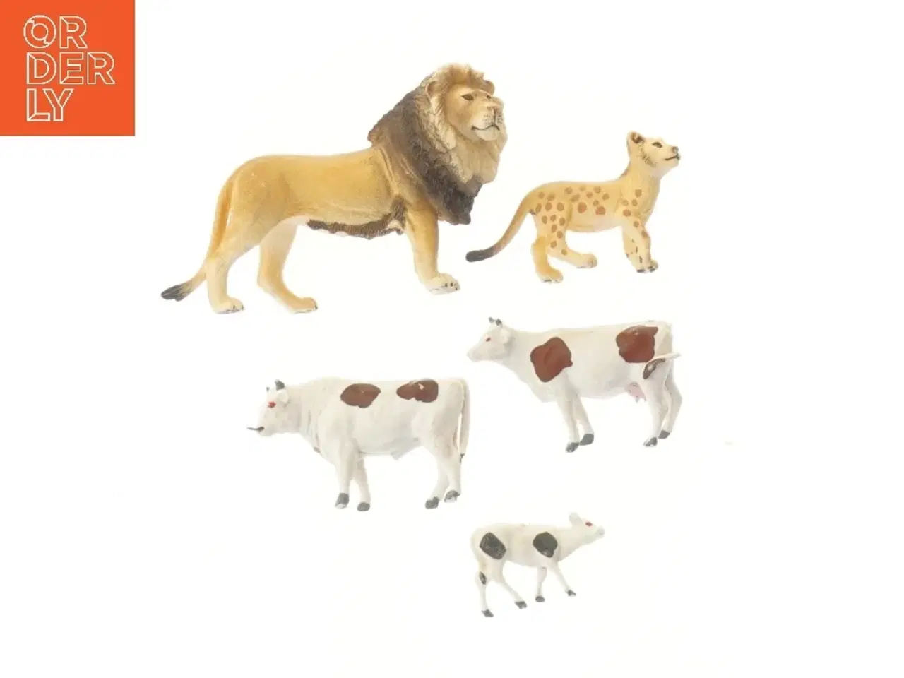 Billede 1 - Figurer af husdyr og vilde dyr fra Sleich (str. 4,5-12 cm)