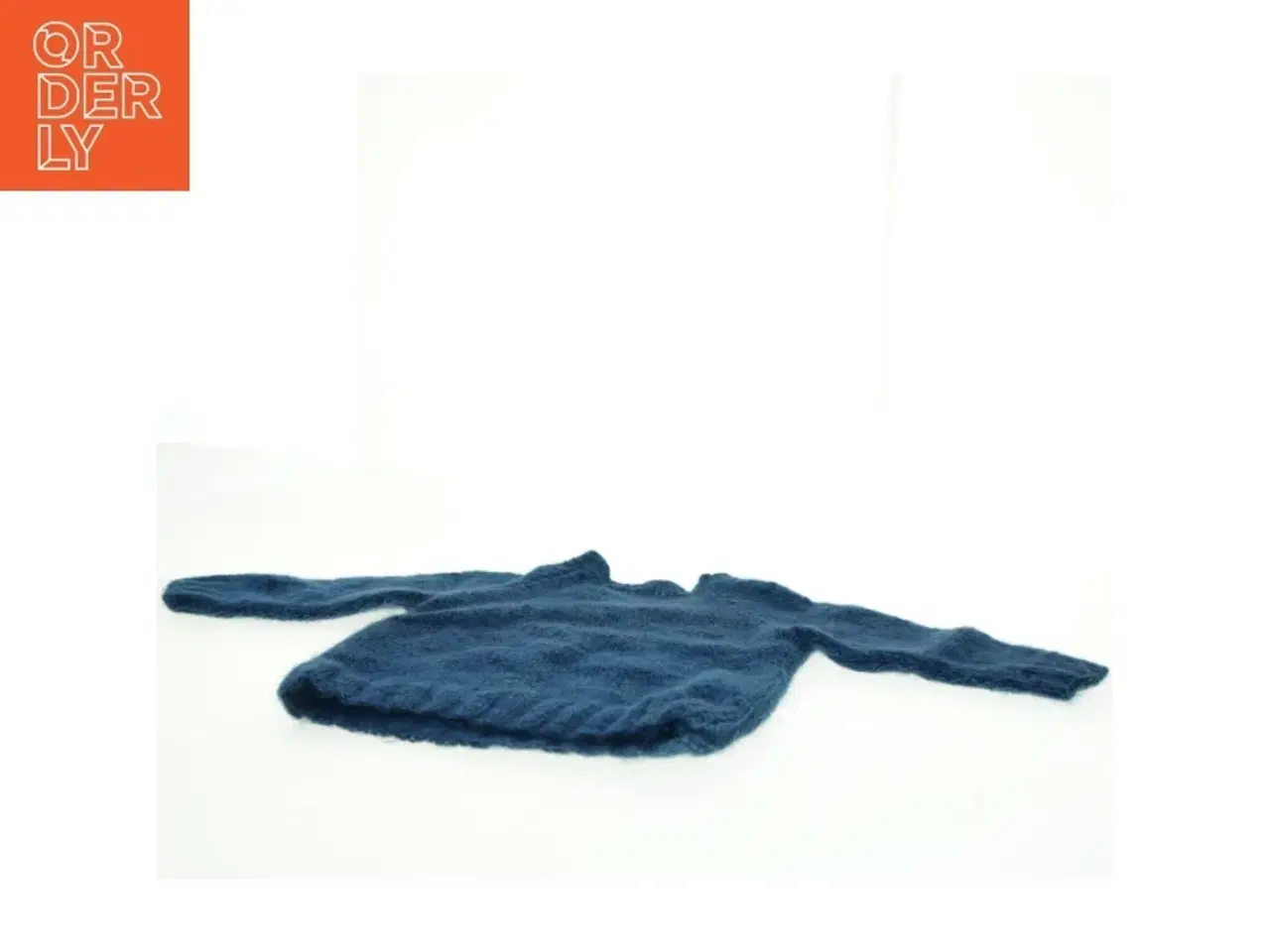 Billede 4 - Blå Striktrøje (str. 31 x 26 cm ærme 18 cm)