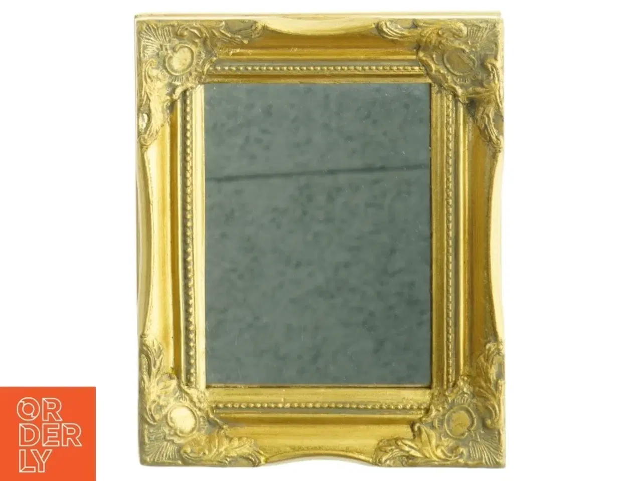 Billede 1 - Spejl i forgyldt ramme (str. 27 x 22 cm)