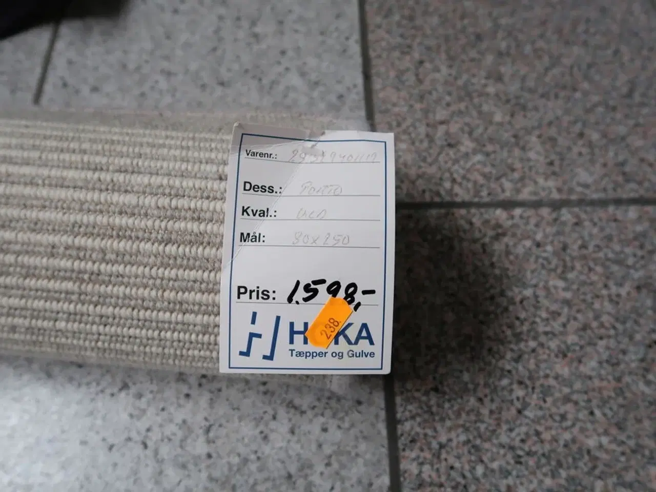 Billede 2 - Gulvtæppe PORTO Uld