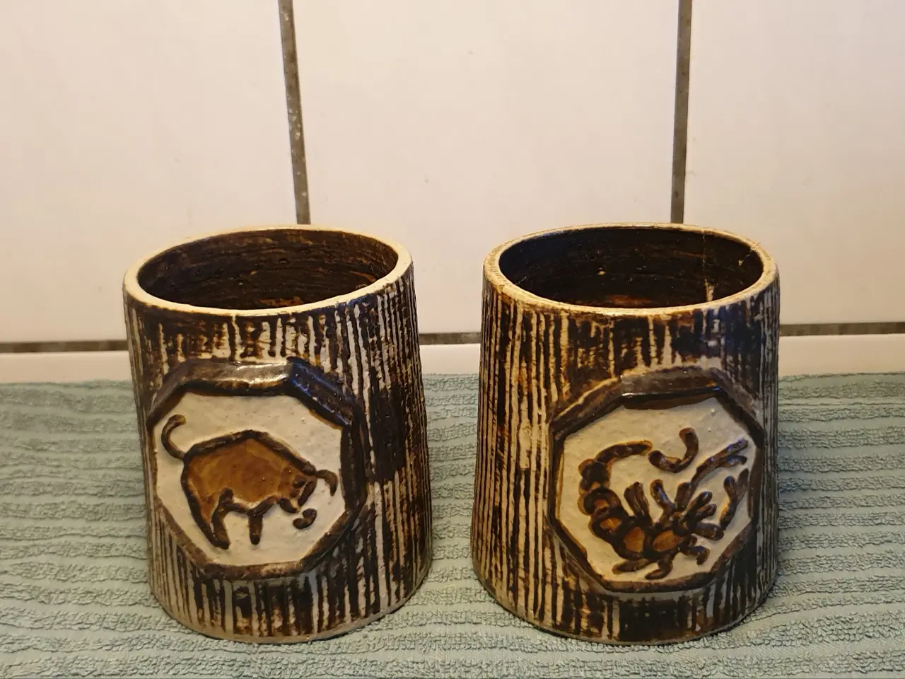 Billede 1 - Krukker m stjernetegn