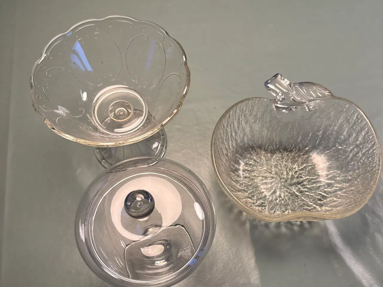 Billede 4 - Glas skåle og pokale.