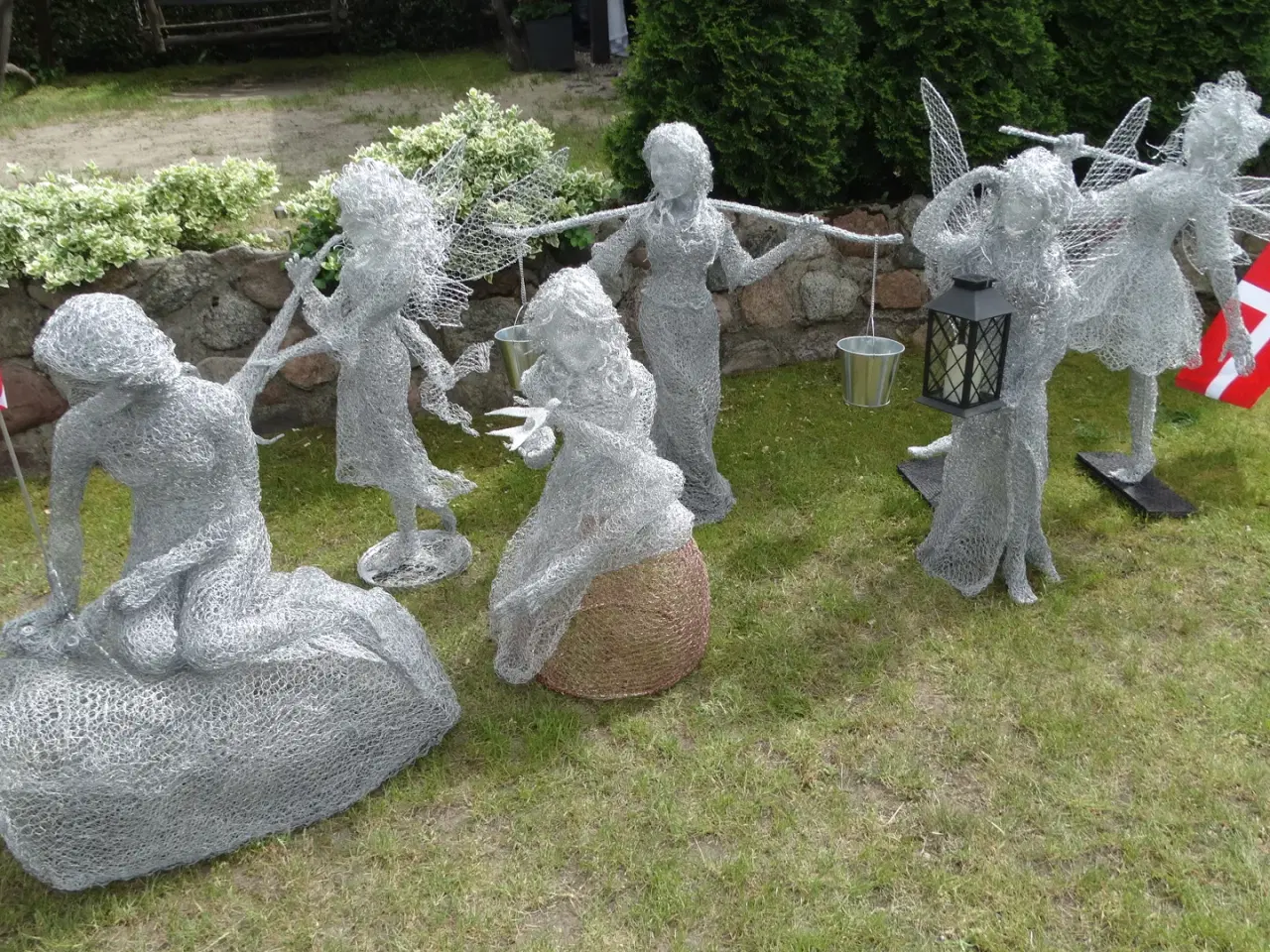 Billede 5 - Håndlavet haveskulptur, dekoration, figur