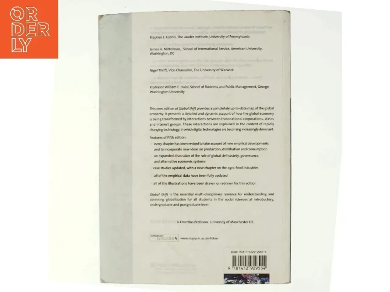 Billede 3 - Global shift : mapping the changing contours of the world economy af Peter Dicken (Bog)