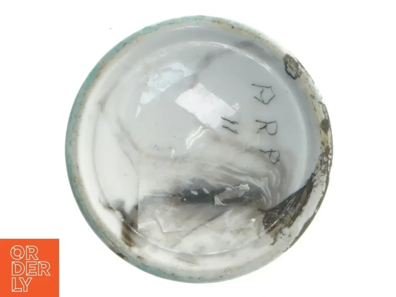 Billede 1 - Keramisk vase (str. Ø. 4 cm længde. 13 cm)