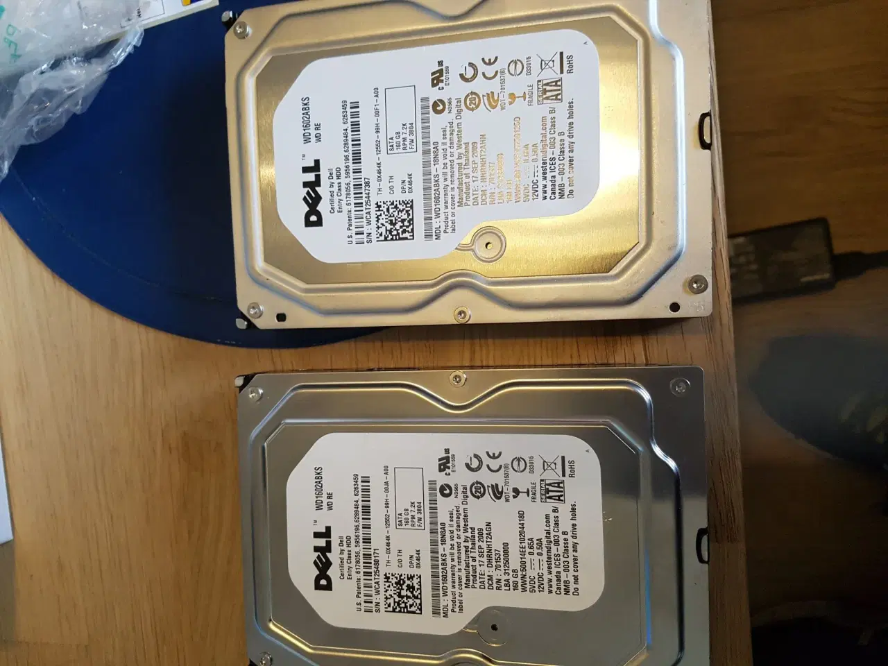 Billede 1 - 2x160gb Dell stationær sata harddiske