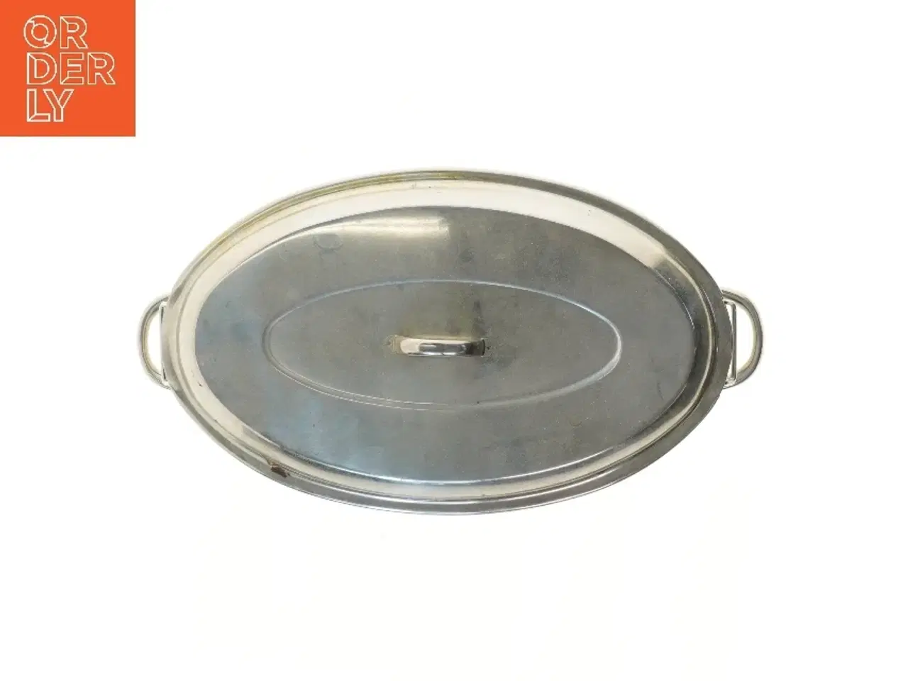 Billede 2 - Oval stegegryde med låg (str. 40x23,5 cm)