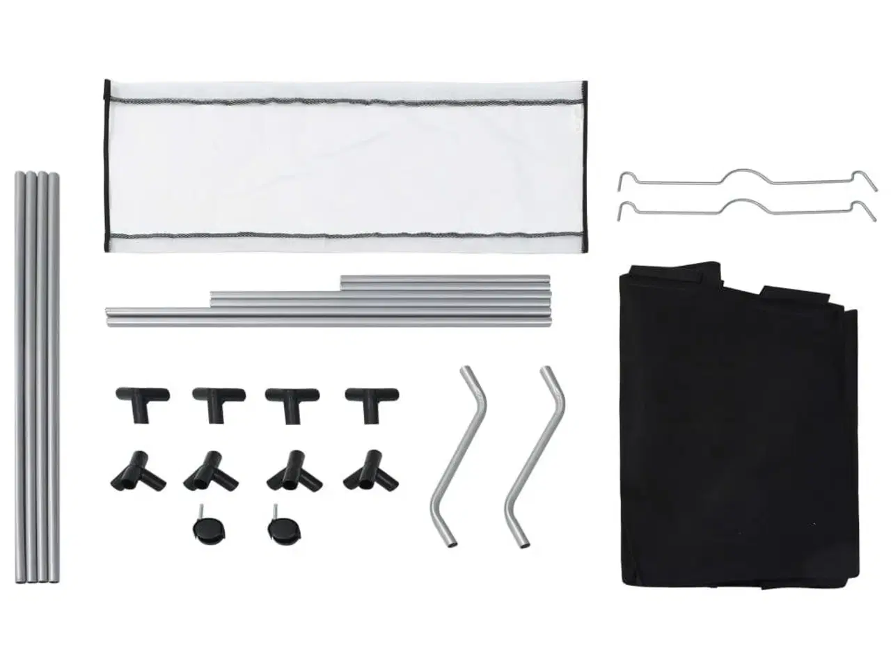 Billede 6 - Vasketøjskurv med 3 poser stål sort