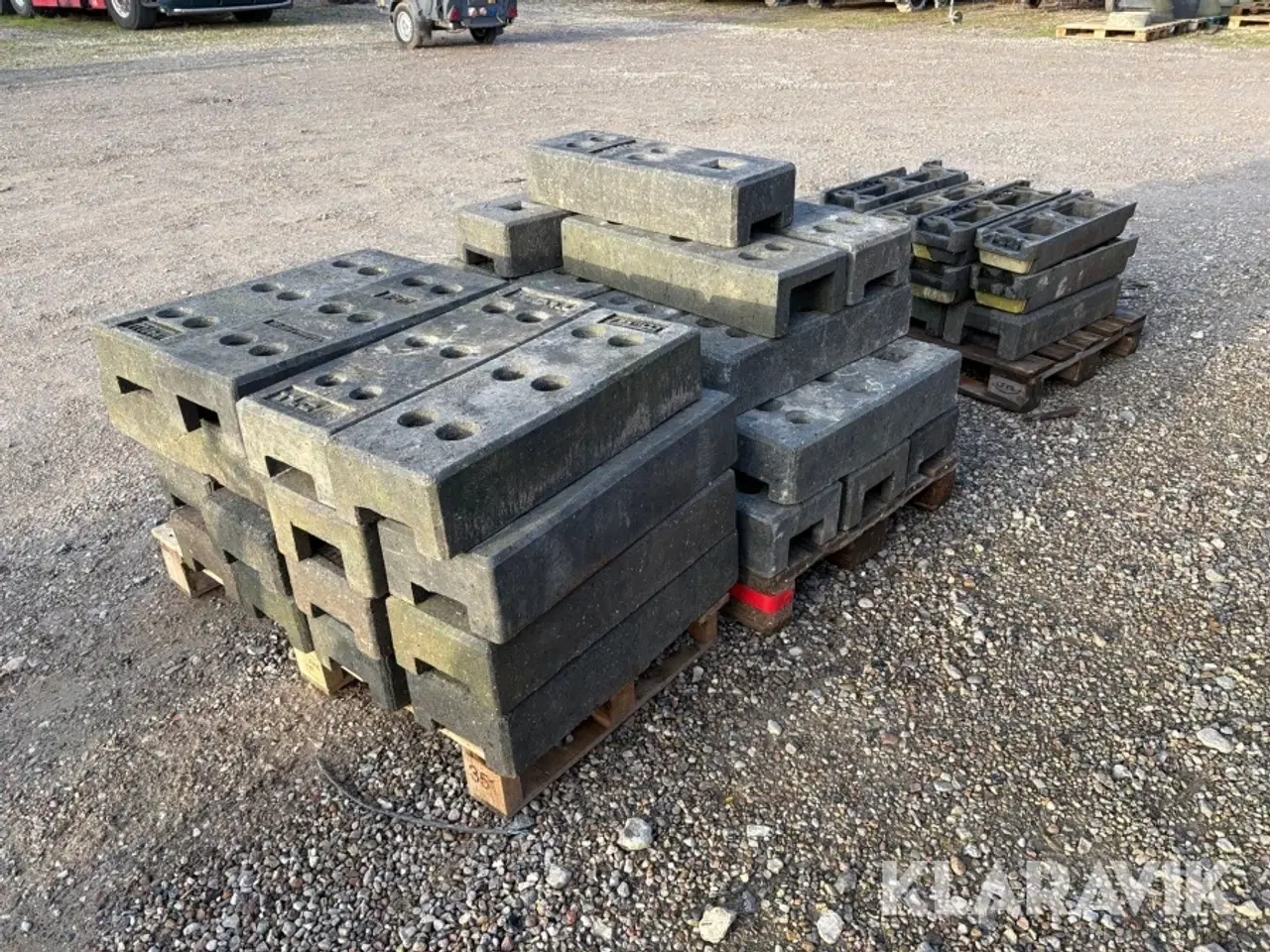 Billede 1 - Byggehegnsfødder 3 paller