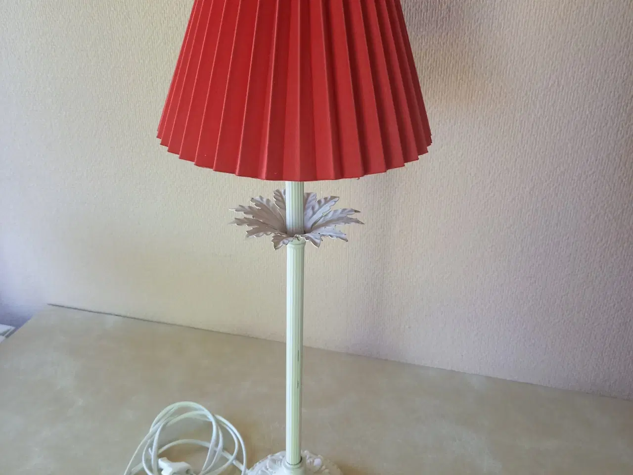 Billede 1 - Bordlampe i fransk Landstil