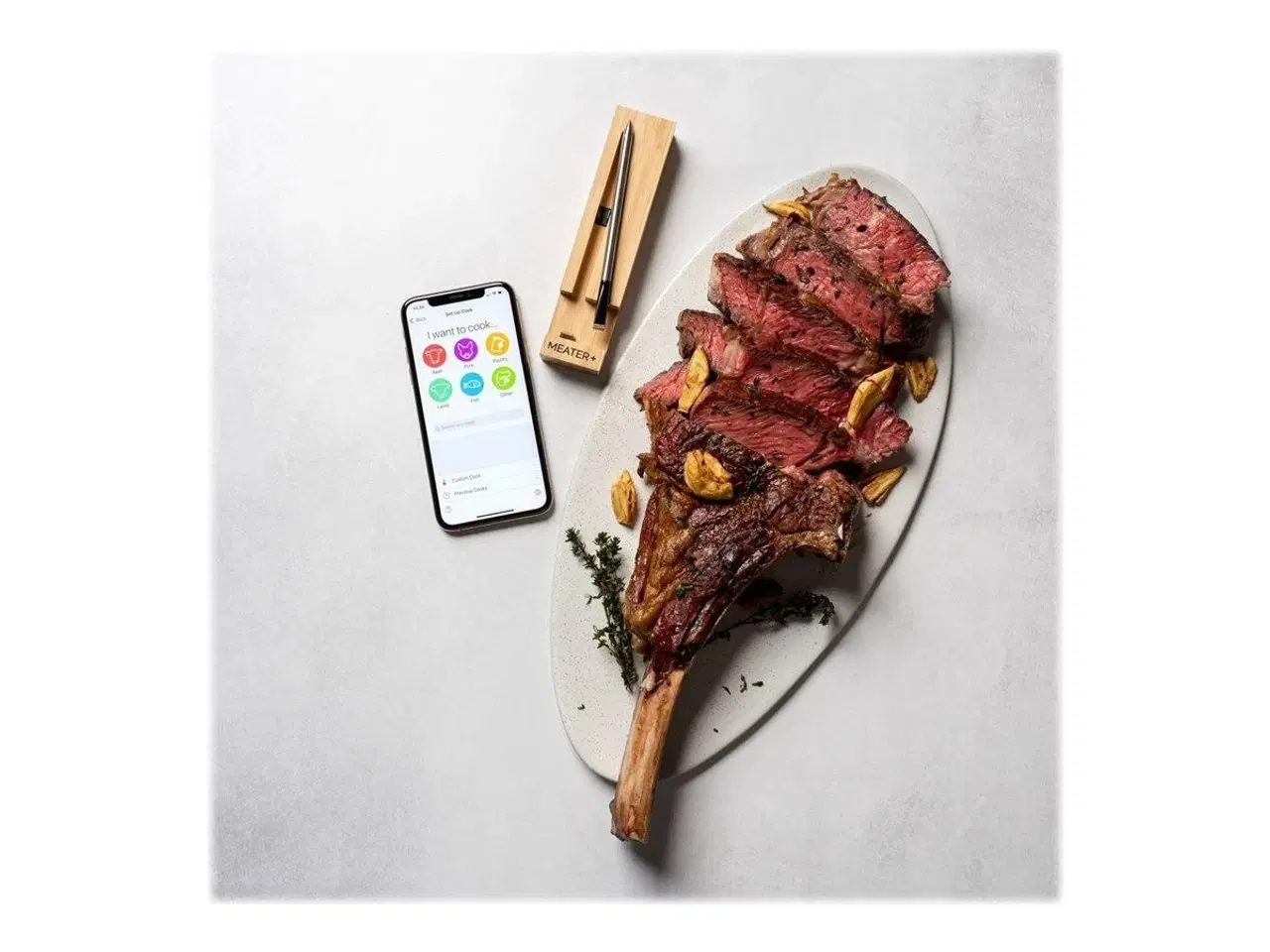 Billede 7 - Stegetermometer til grill og ovn – MEATER Plus