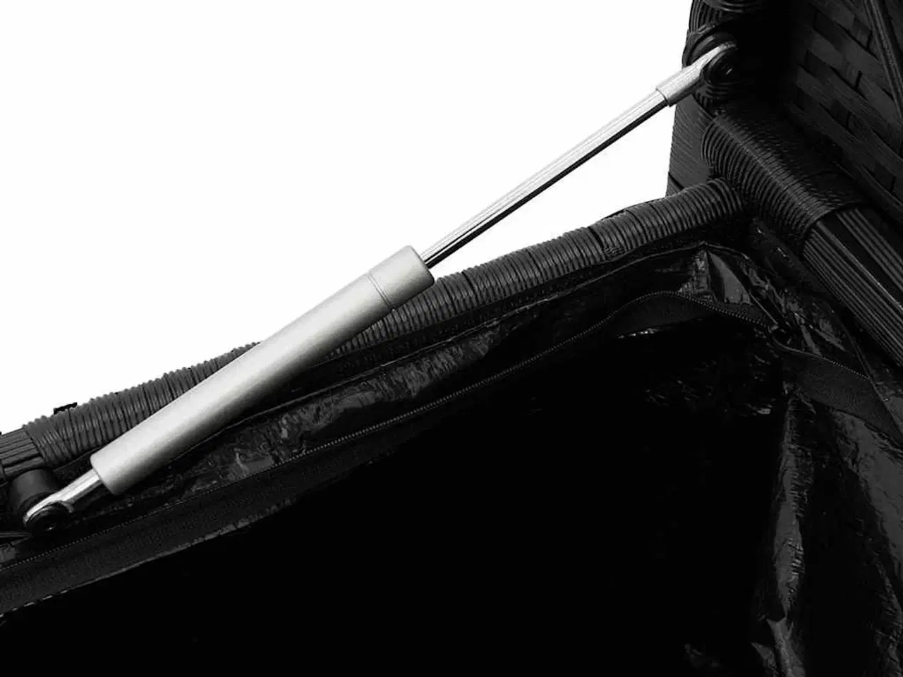 Billede 10 - Opbevaringsbænk til haven med hynde polyrattan sort