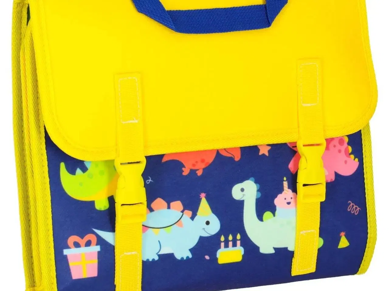 Billede 2 - Sanse-montessori aktivitetsboard i rygsagtskuffert – blå