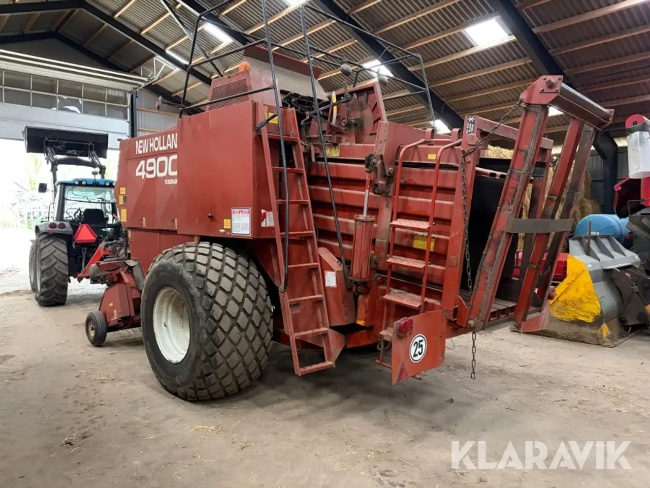 Billede 4 - Bigballe presser New Holland 4900 med snitter