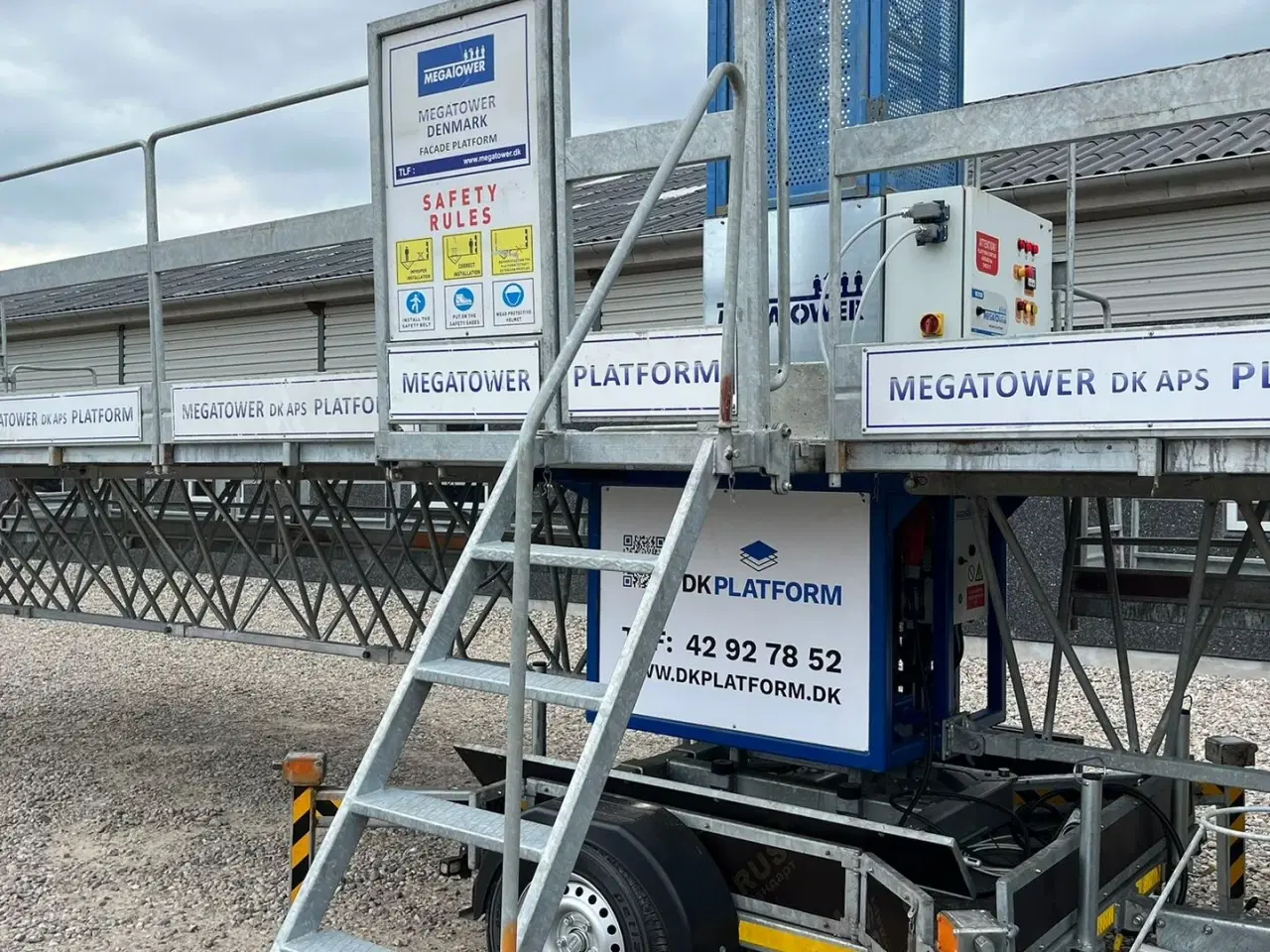 Billede 3 - Manitou Mandskabskurv arbejdsplatformen, Byggeelevatorer, mastklatreplatforme, byggehejs, Climber, buildclimber