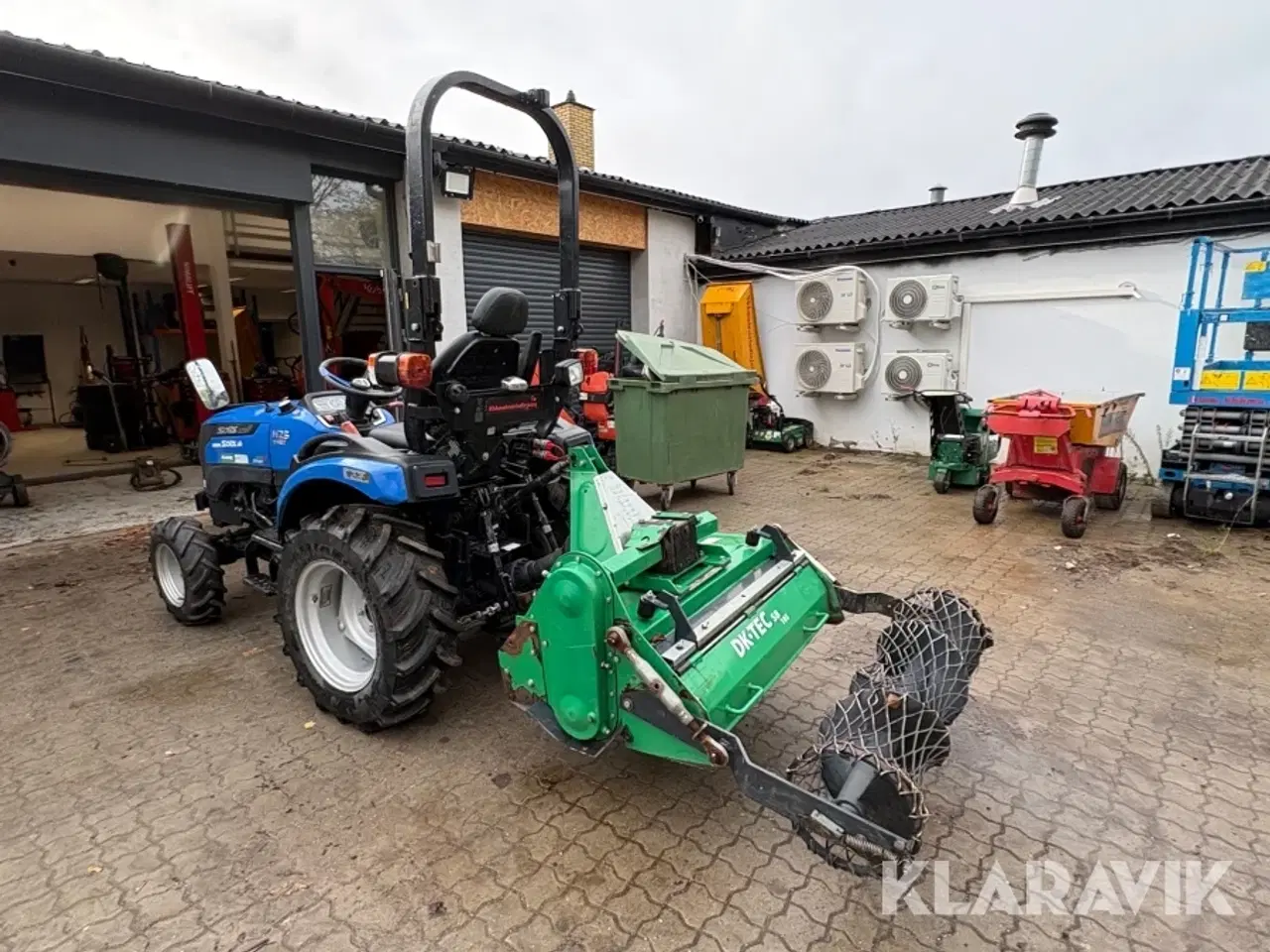 Billede 3 - Minitraktor Solis H26 hst med stennedlægningsfræser