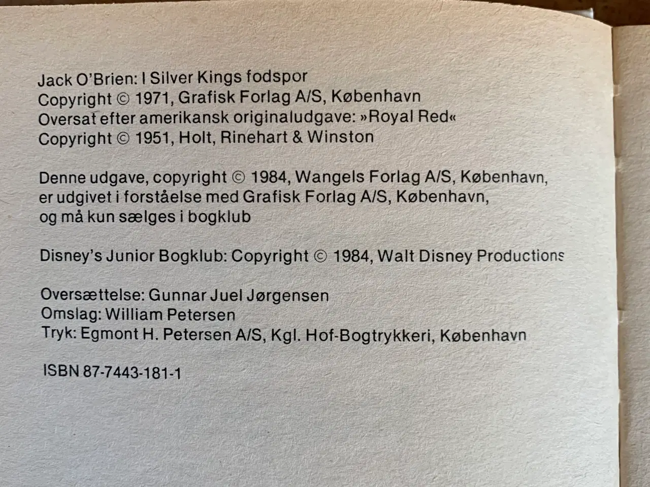 Billede 4 - I Silver Kings fodspor bog 