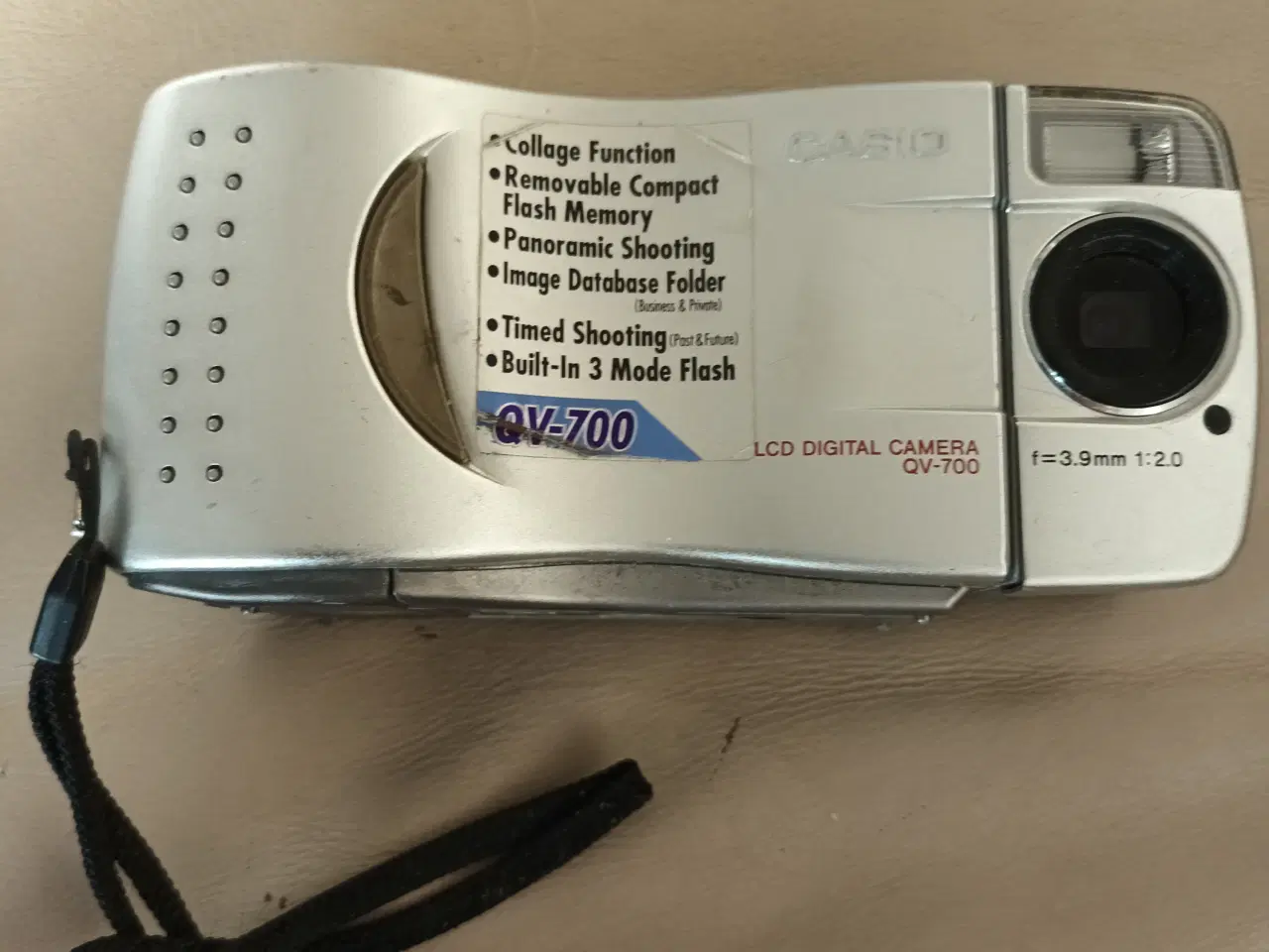 Billede 1 - VINTAGE CASIO LCD  DIGITAL CAMERA QV-700