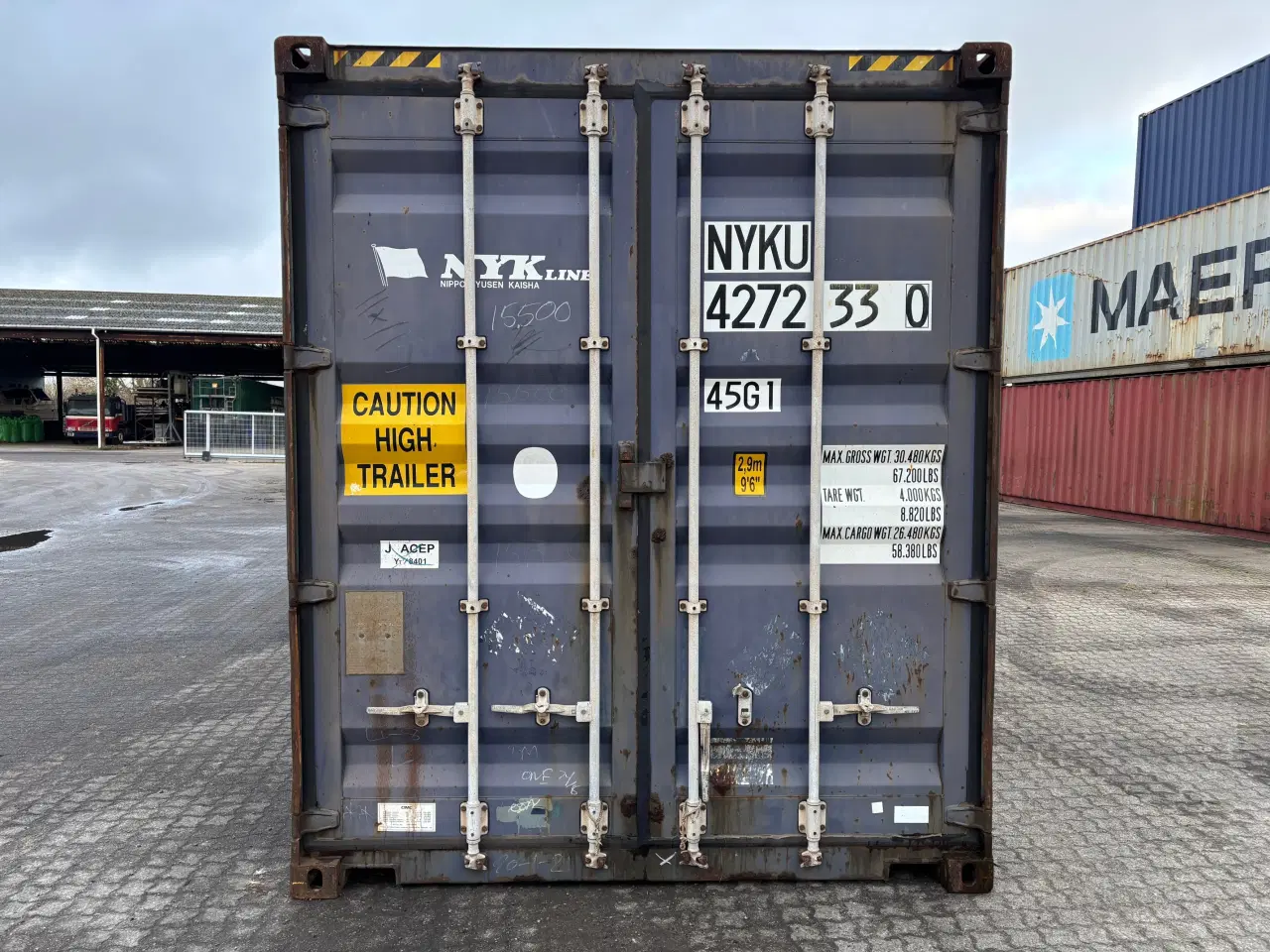 Billede 1 - 40 fods HC Container - ID: NYKU 427233-0