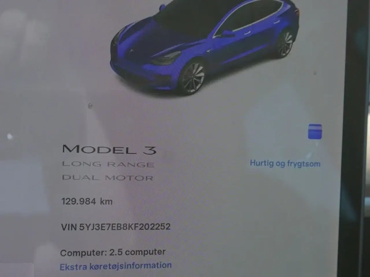 Billede 18 - Tesla model 3 E3D tidligere reg nr: DE40697