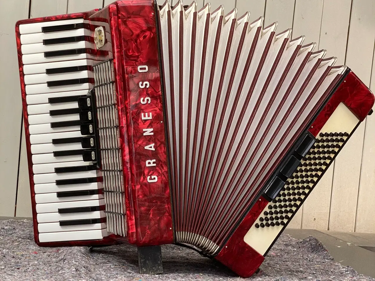 Billede 11 - Granesso harmonika – vintage rød perlemor, sælges 