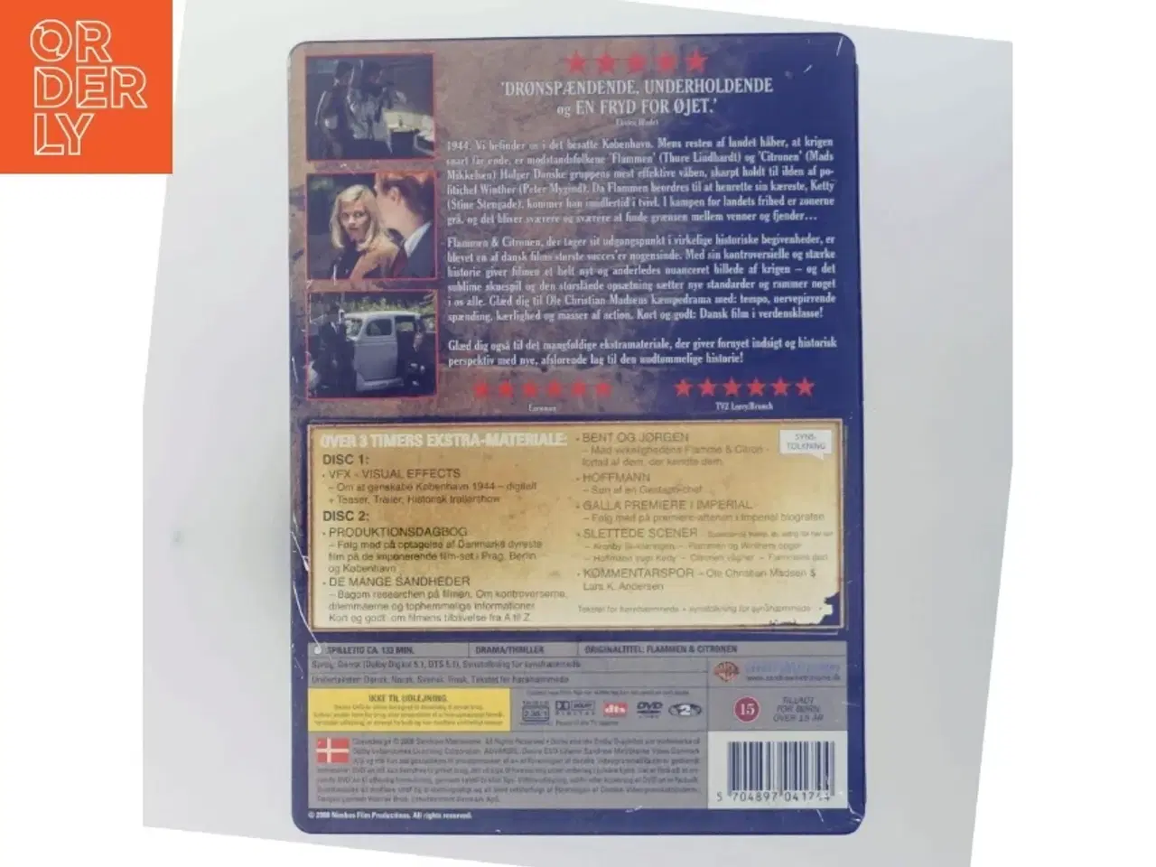 Billede 3 - Flammen & Citronen med Mads Mikkelsen (DVD)