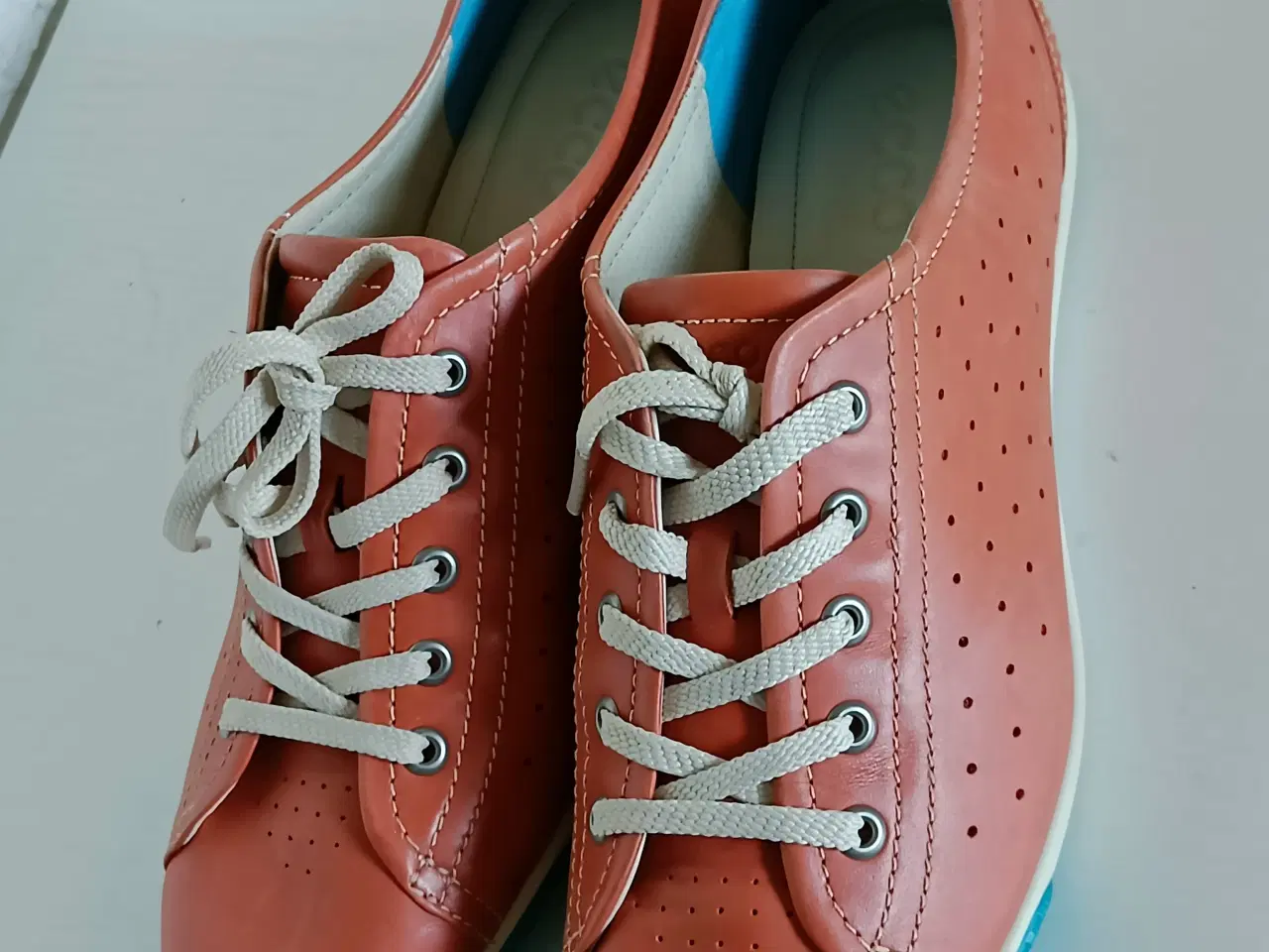 Billede 2 - Ecco rust læder sko 42str